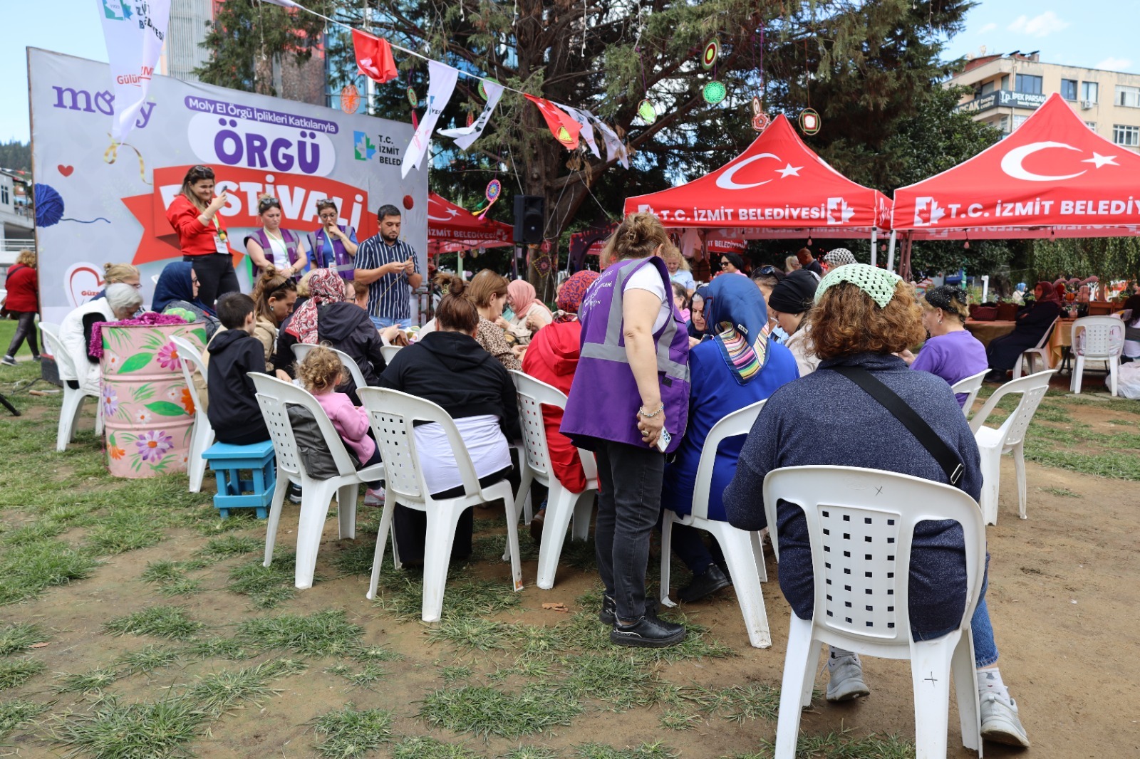 Örgü Festivali renkli görüntülere sahne oldu (8)