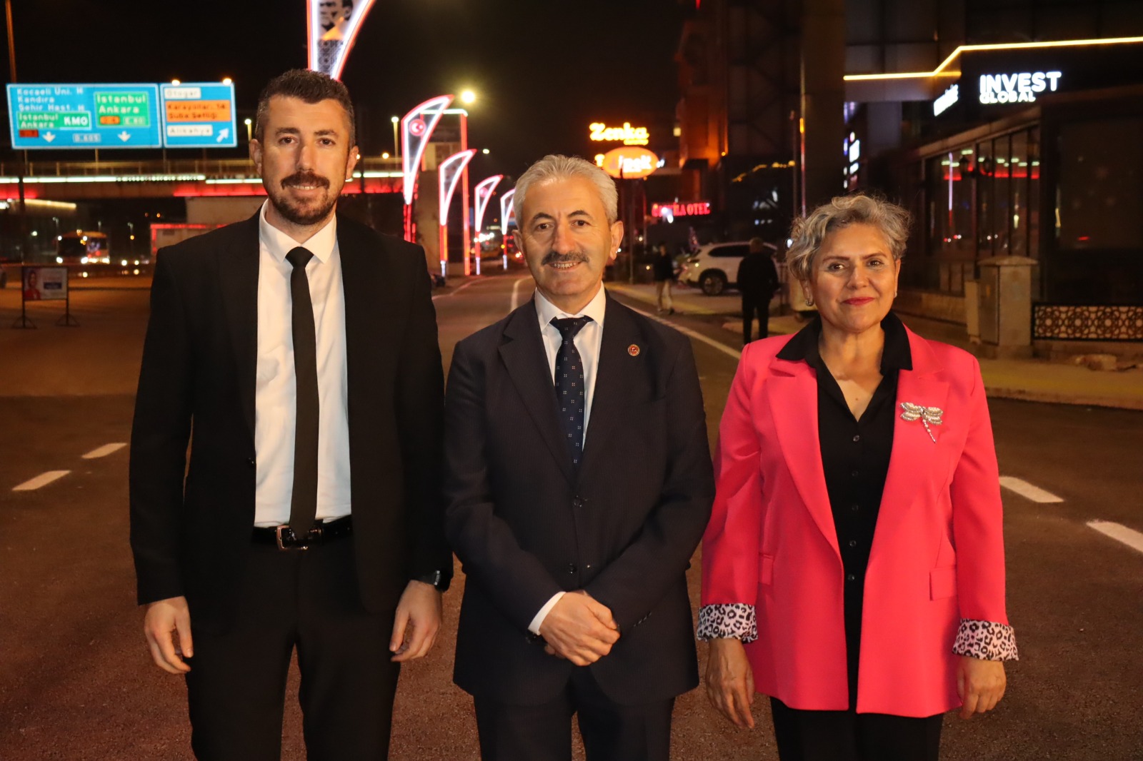 Burak Güreşen, Celal Hülür ve Nermin Şenses bir arada Burak Güreşen, Celal Hülür ve Nermin Şenses bir arada