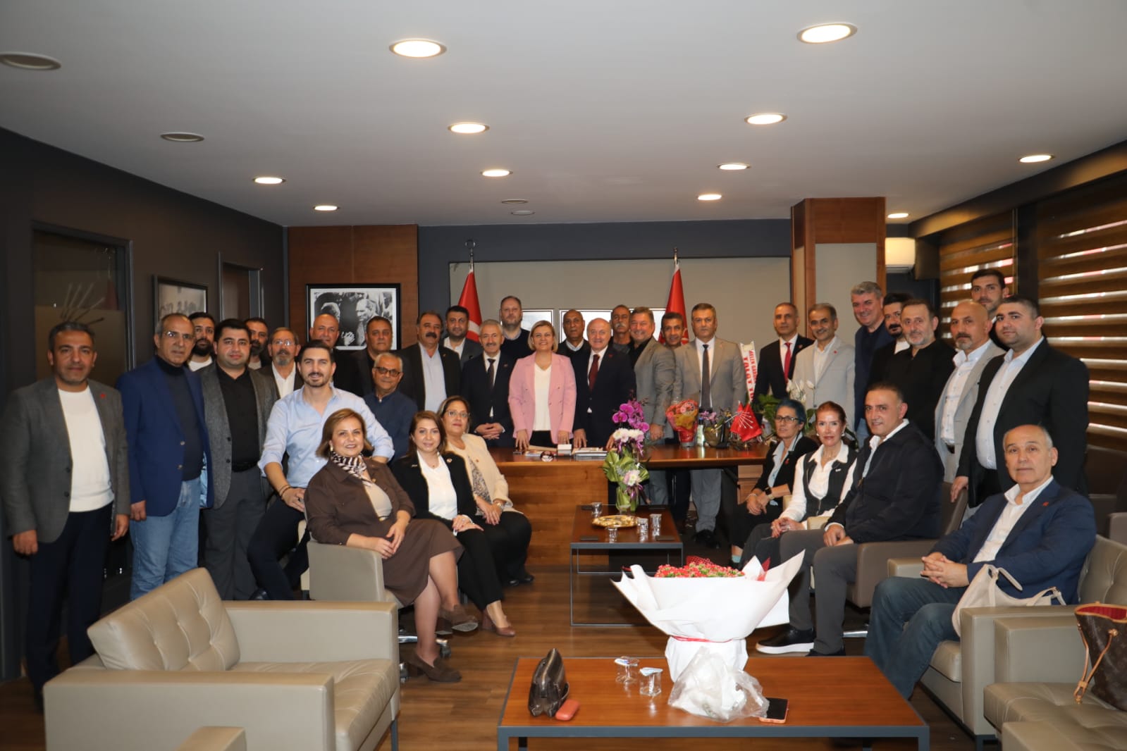 Fatma Baskan'dan CHP Kocaeli Il Baskani Arcan'a hayirli olsun ziyareti (4)