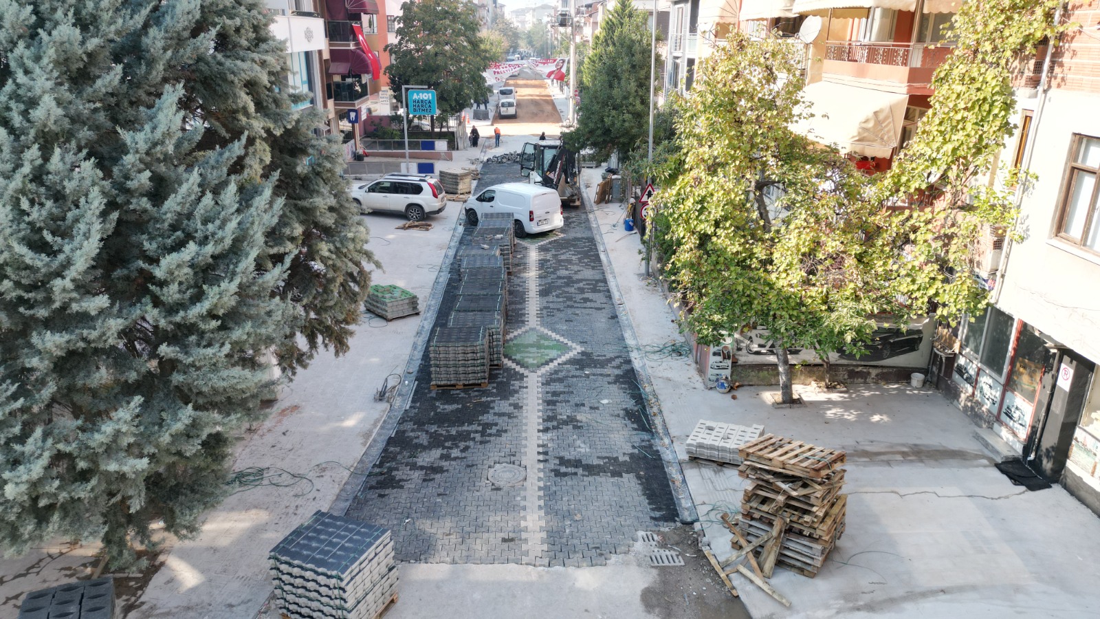 Zümrüt Sokak Çalışmalar Drone (3)