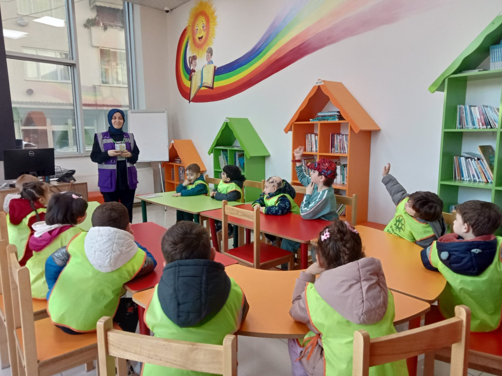 IZGIM, minikleri Çocuk Kütüphanesi'nde agirladi (3)