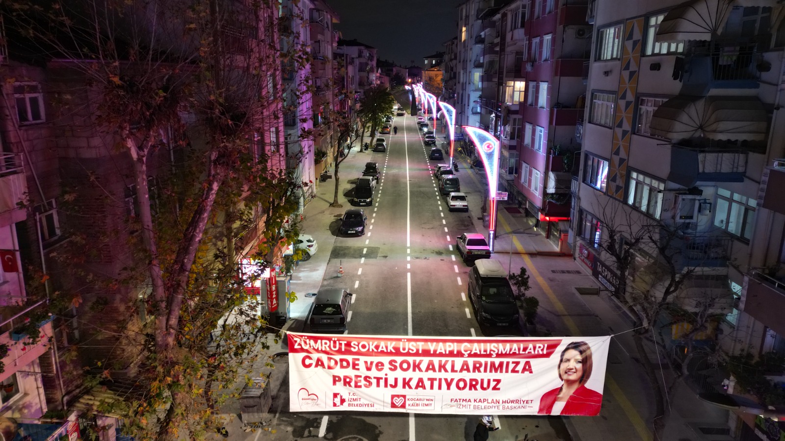 İzmit Belediyesi, İzmit’i ışıldayan ve düzenli caddelerle güzelleştiriyor (1)