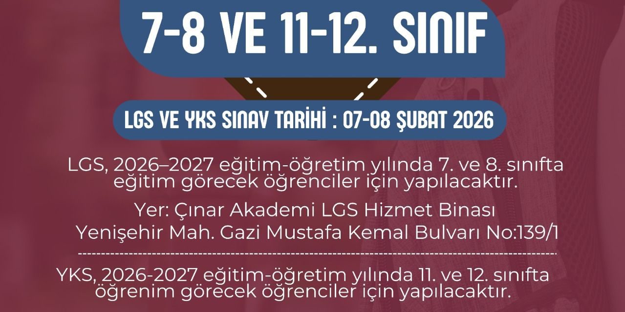 ÇINAR AKADEMİ 2026-2027 İÇİN KAPILARINI AÇIYOR