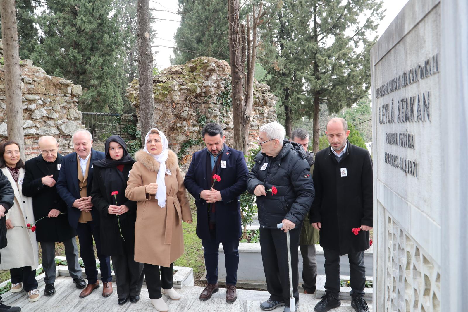 Efsane başkan Leyla Atakan vefatının 55. Yılında mezarı başında anıldı (4) Efsane başkan Leyla Atakan vefatının 55. Yılında mezarı başında anıldı (4)