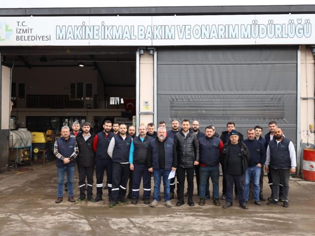 İZMİT BELEDİYESİNDE ÖZ KAYNAKLA DÖNÜŞÜMÜN ADRESİ MAKİNE İKMAL OLDU