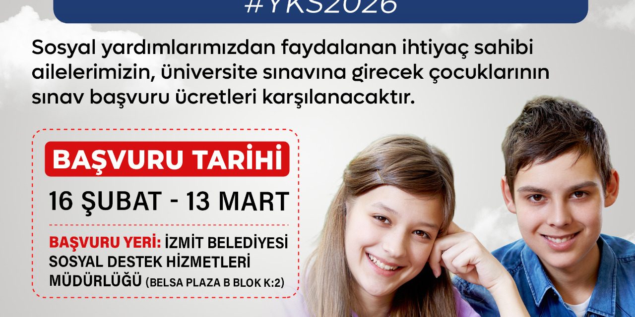 İZMİT BELEDİYESİNDEN ÜNİVERSİTE ADAYLARINA BÜYÜK DESTEK