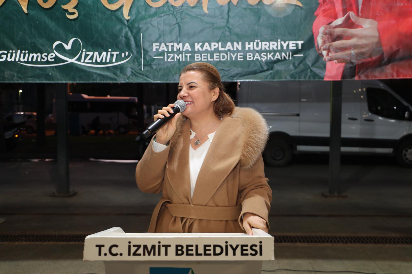 İzmit Belediye Başkanı Fatma Kaplan Hürriyet