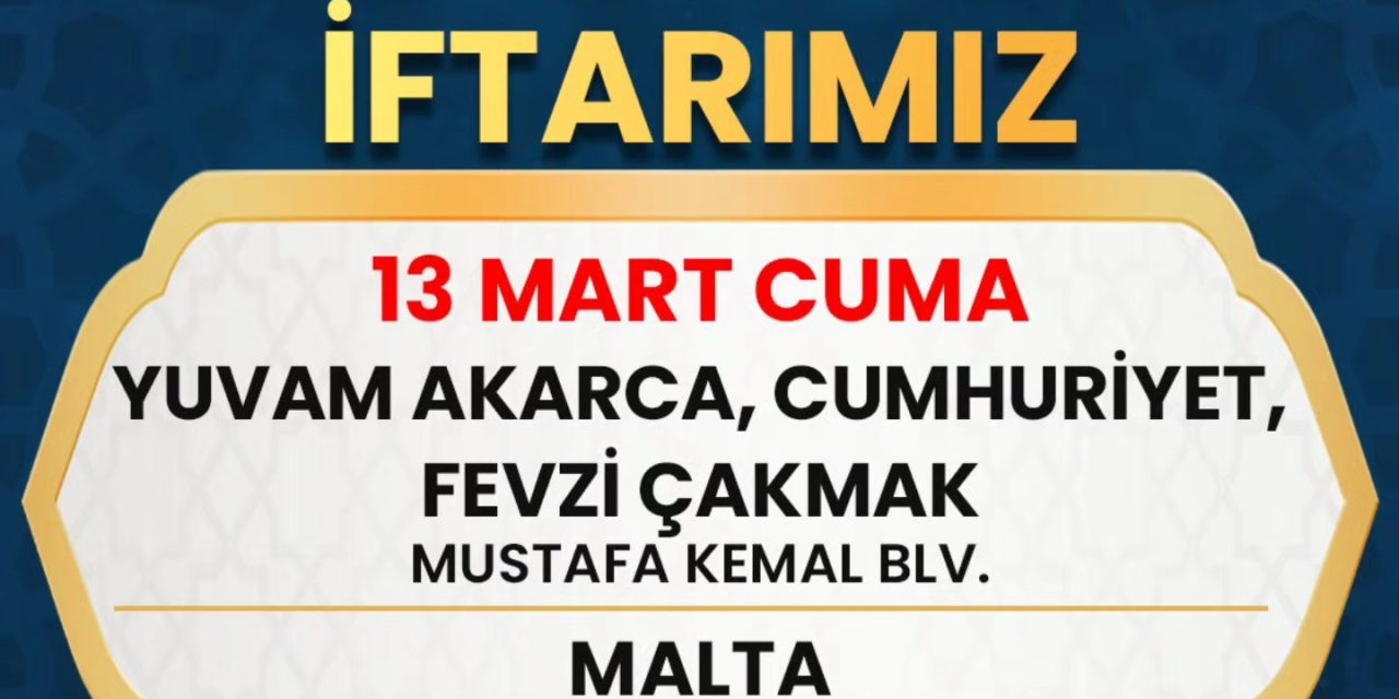 İZMİT BELEDİYESİ İKİ MAHALLEDE HALK İFTARI DÜZENLİYOR