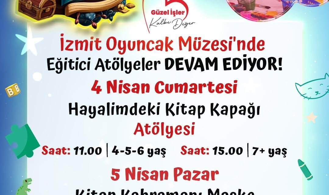 OYUNCAK MÜZESİ’NDE KÜTÜPHANE HAFTASI’NA ÖZEL ÇOCUK ATÖLYELERİ DÜZENLENECEK