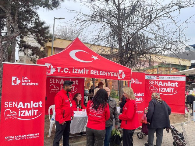“SEN ANLAT İZMİT” PERŞEMBE PAZARINDA HALKIN KALBİNE DOKUNDU
