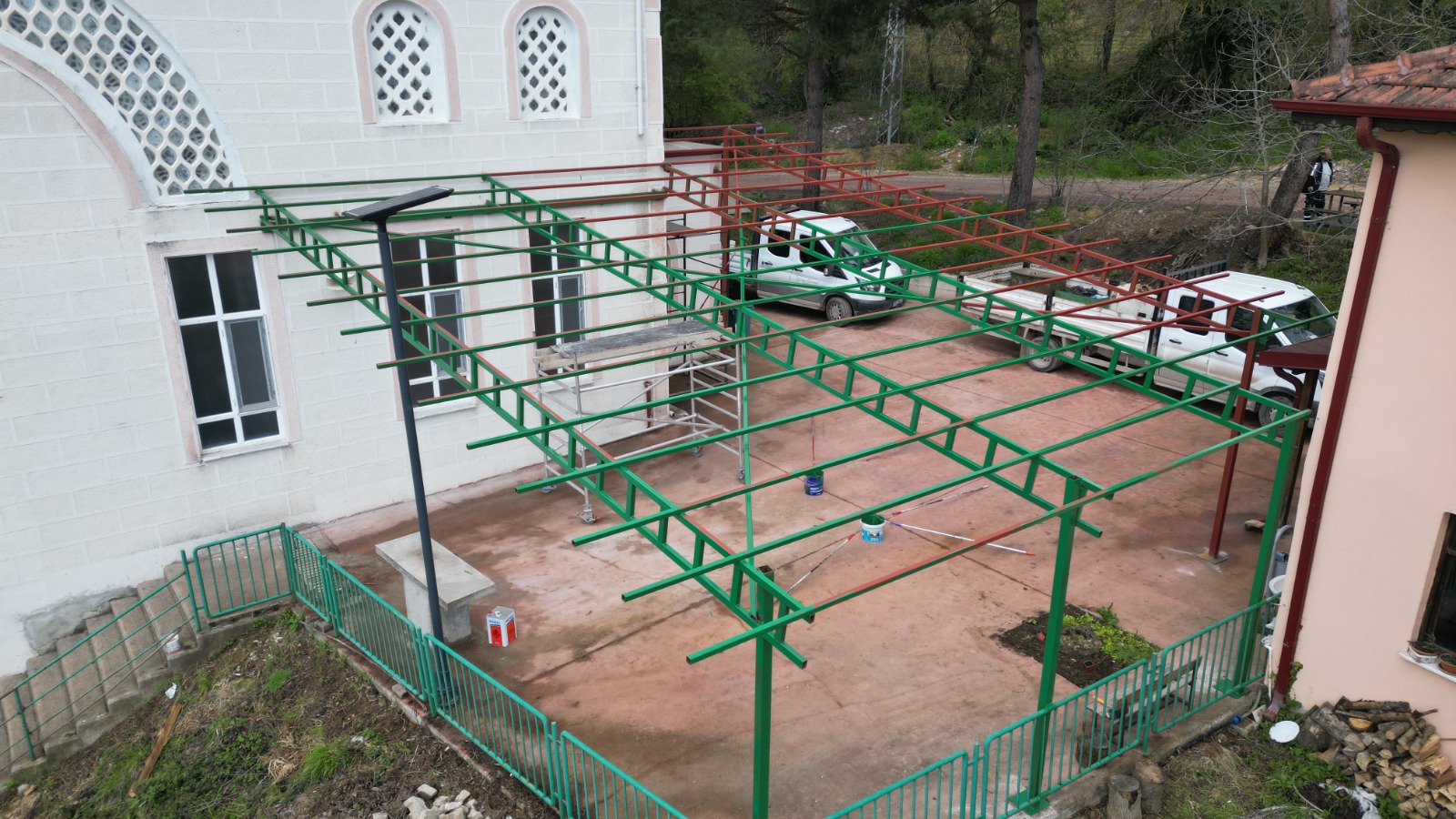 Izmit Belediyesinden Fethiye Mahallesi Camii'ne sundurma (2)