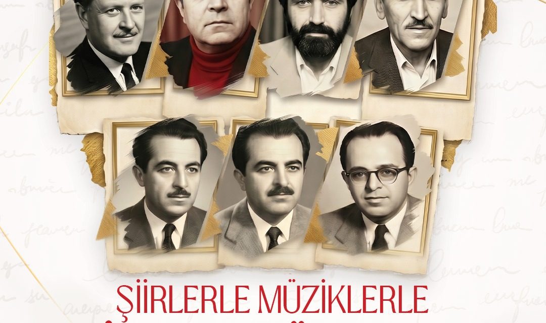 İZMİT BELEDİYESİ, USTA KALEMLERİ ŞİİR VE MÜZİKLE ANACAK