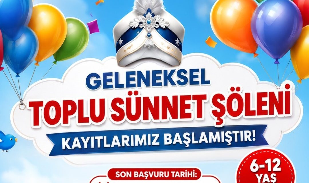 İZMİT BELEDİYESİNİN TOPLU SÜNNET ŞÖLENİ İÇİN KAYITLAR BAŞLIYOR