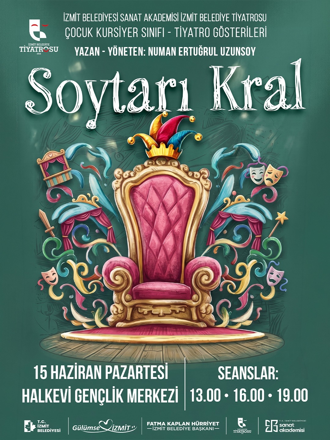 Sanat Akademisi'nin minik oyunculari sahne isiklariyla bulusuyor (2)