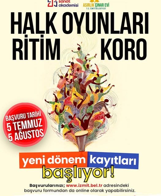 ASIRLIK ÇINARLAR HALK OYUNLARI, RİTİM VE KORO BAŞVURULARI BAŞLIYOR