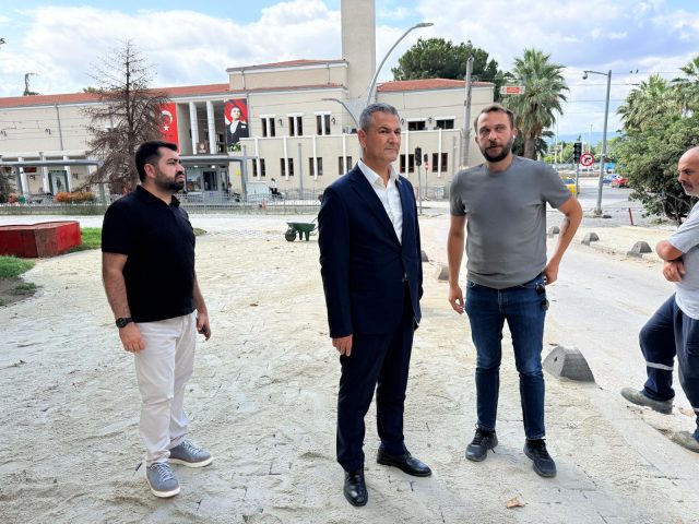 BAŞKAN VEKİLİ LÜTFÜ OBUZ, SAHADAKİ ÇALIŞMALARI YERİNDE İNCELEDİ