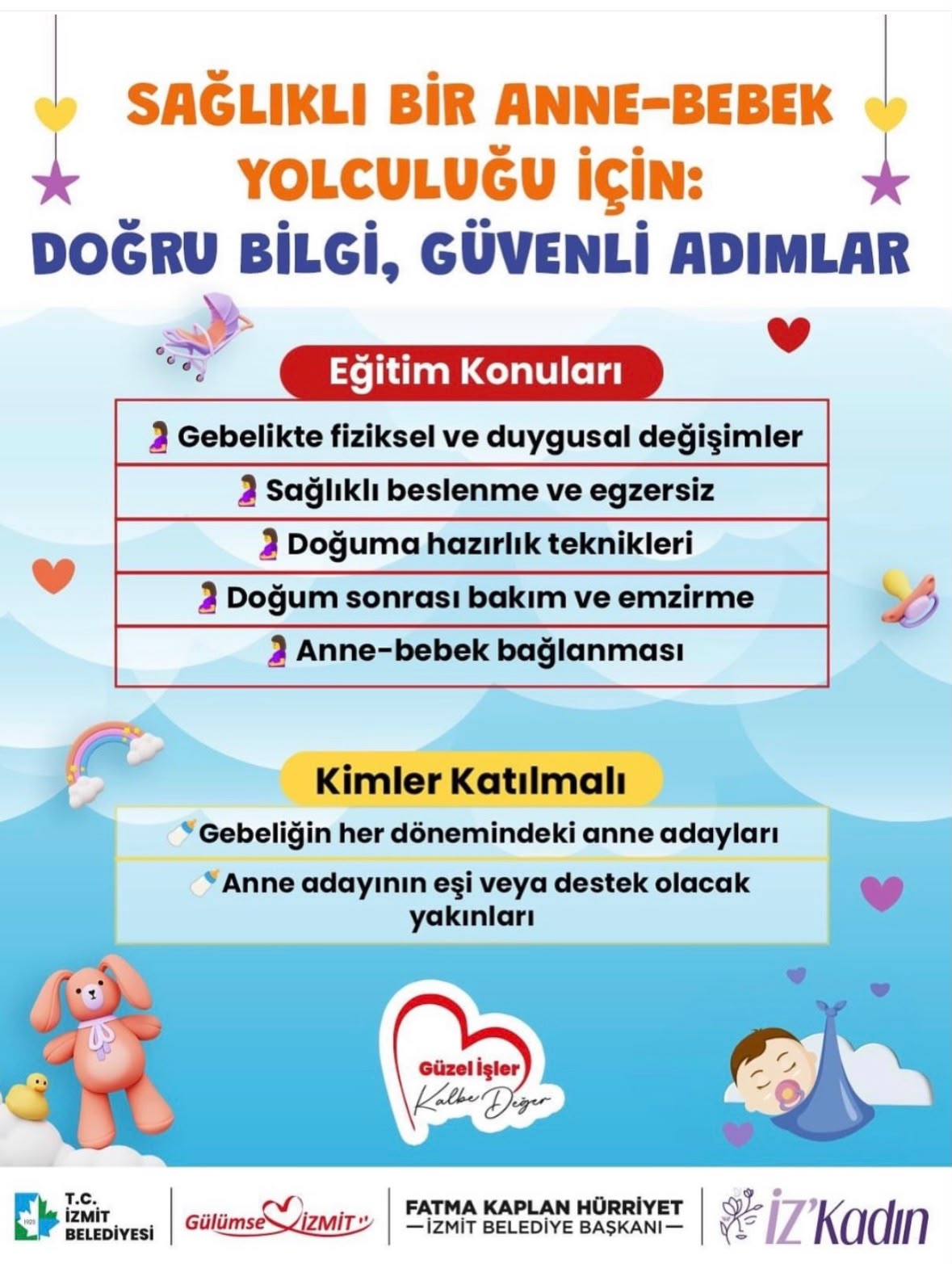 Gebelik ve Doğuma Hazırlık Eğitimleri başlıyor (1)