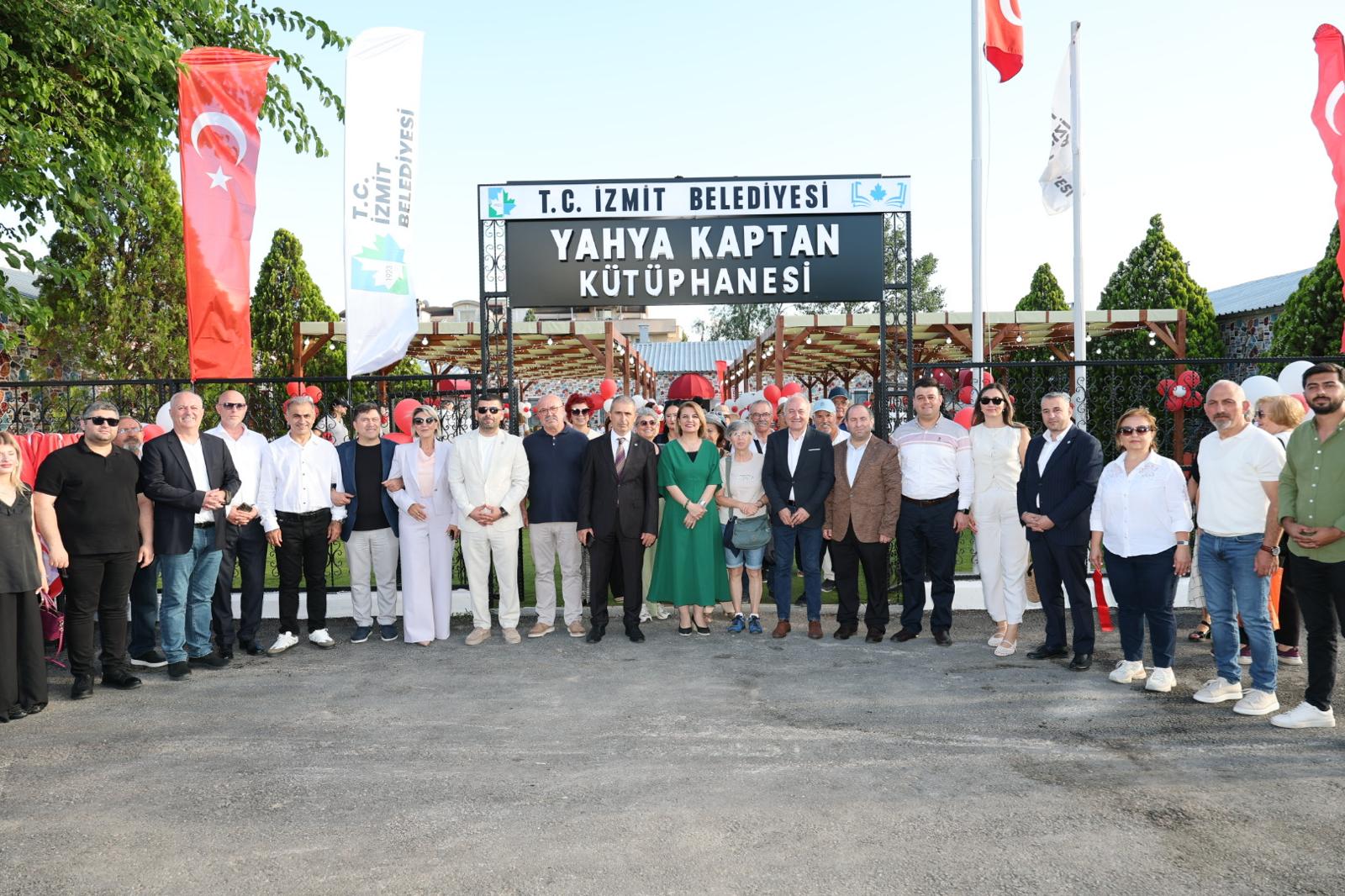 IZMIT BELEDIYESINDEN HIZMET ATAGI YAHYA KAPTAN KÜTÜPHANESI AÇILDI (10)