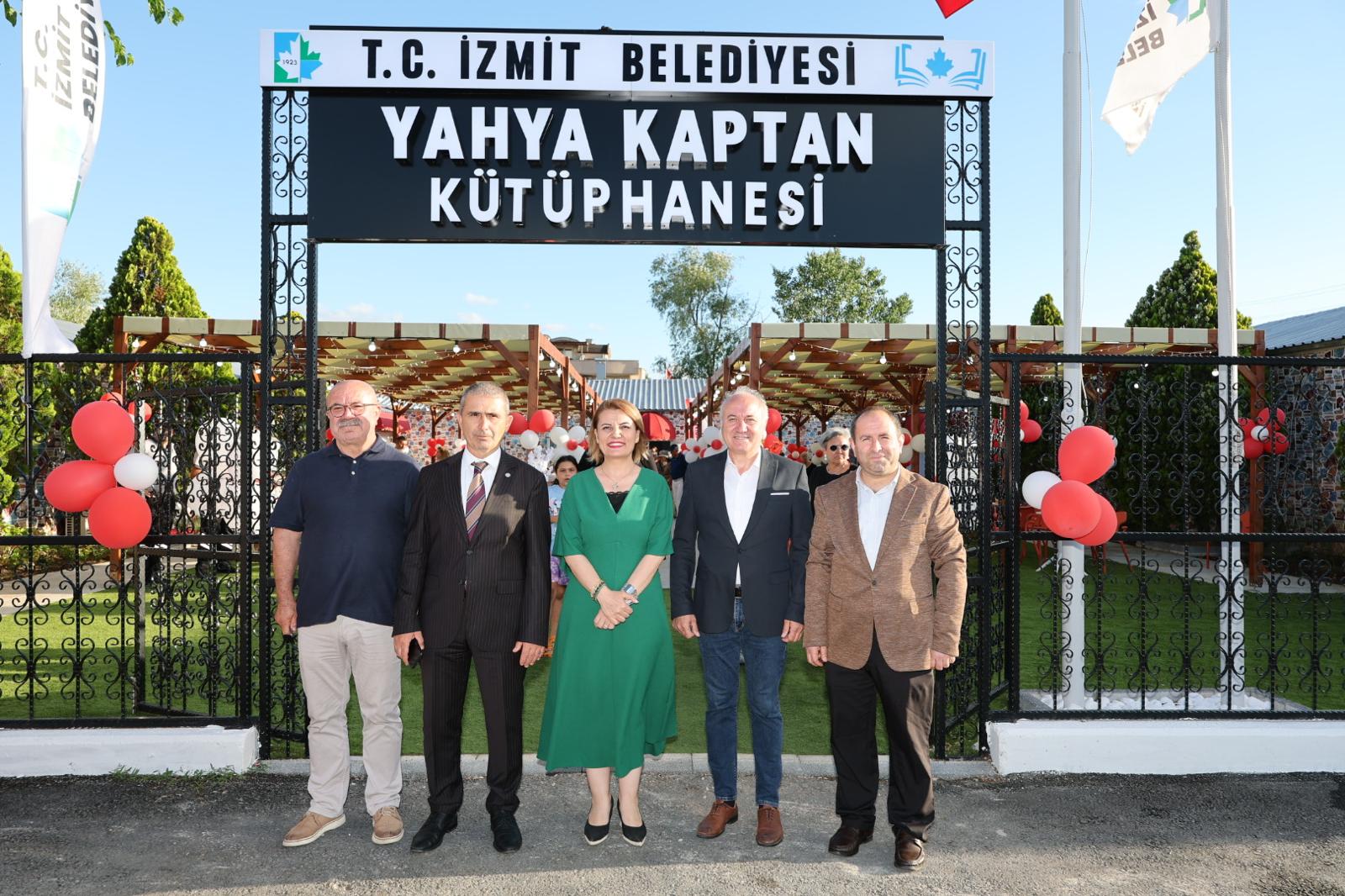 IZMIT BELEDIYESINDEN HIZMET ATAGI YAHYA KAPTAN KÜTÜPHANESI AÇILDI (13)