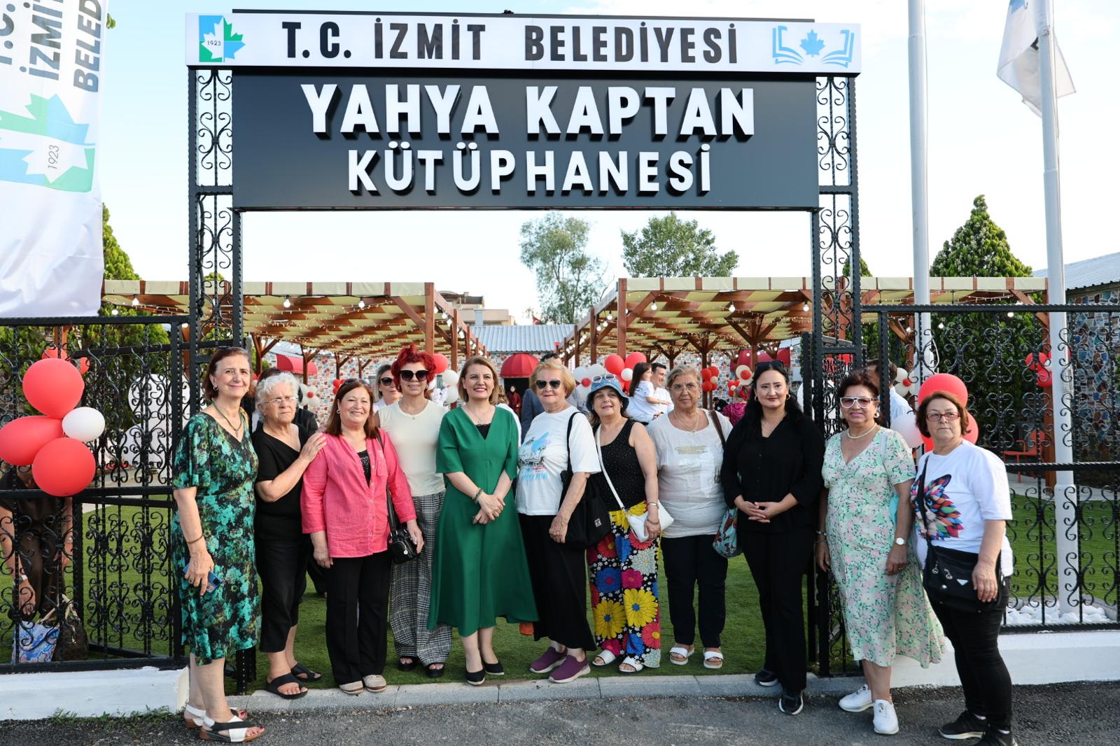 IZMIT BELEDIYESINDEN HIZMET ATAGI YAHYA KAPTAN KÜTÜPHANESI AÇILDI (8)