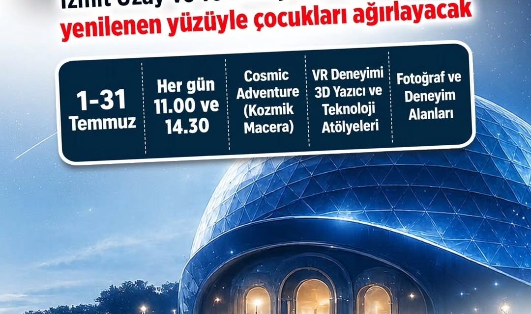 İZMİT BELEDİYESİNDEN ÇOCUKLARA BİLİM DOLU KARNE HEDİYESİ