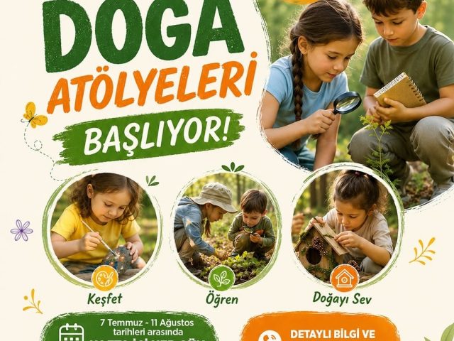 ÇOCUKLAR İÇİN DOĞA ATÖLYELERİ EKOPARK’TA BAŞLIYOR